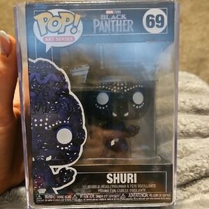 Funko Art Series Shuri with Black and Purple Design